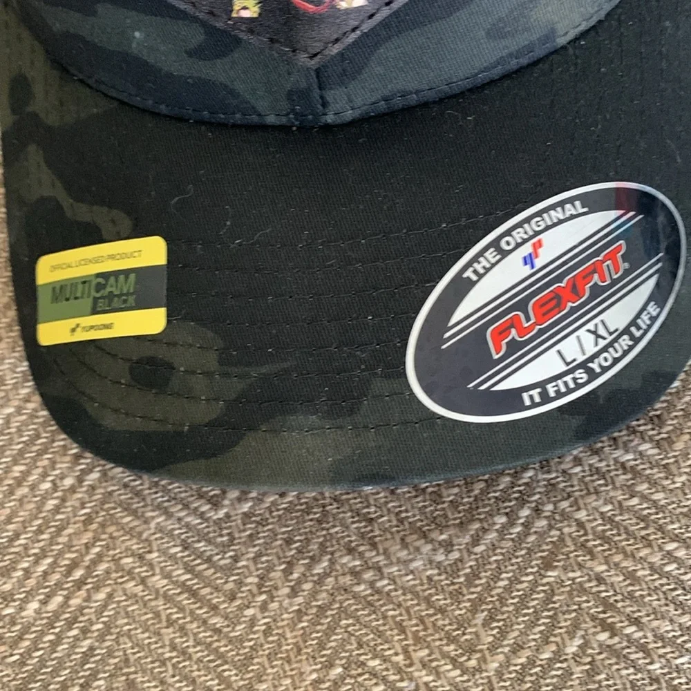 New with Tags Yupoong Sgt Golf Golf is Hell mulitcam Hat size L/XL. Very nice.